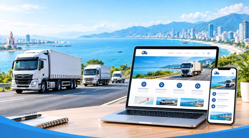 Dịch vụ thiết kế website cho công ty vận tải tại Nha Trang chuyên nghiệp