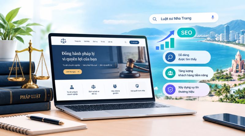 Thiết kế website luật tại Nha Trang – tối ưu SEO và thu hút khách hàng
