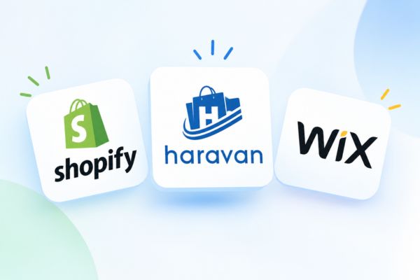 Sử dụng mẫu website có sẵn trên Shopify, Haravan, Wix
